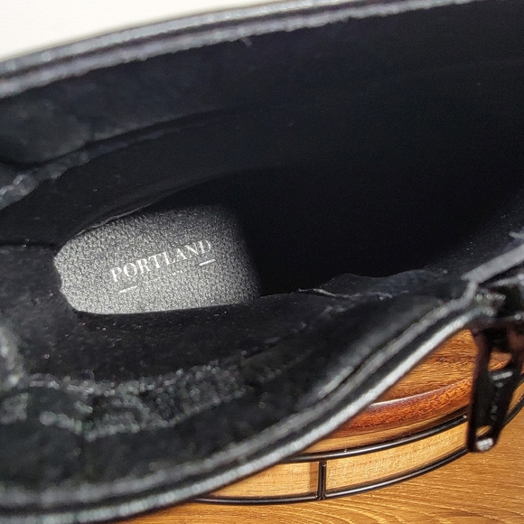 Black Ankle Boots with Zipper - Picture 11 of 12